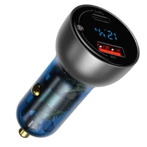 Автомобильное зарядное Baseus Particular Digital Display QC+PPS Dual Quick Charger 65W (CCKX-C0A)