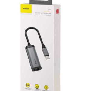 Адаптер Baseus Enjoy Series Type-C to RJ45/Lan Hub Adapter (CAHUB-H0G)