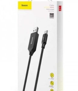 Кабель Baseus Artistic Striped Cable USB - Type-C 3A 5м (CATYW-B01, CATYW-B03, CATYW-B09)