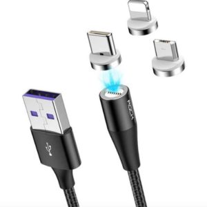 Кабель Rock G1 3 In 1 Magnetic Cable 3A (RCB0729) 1м
