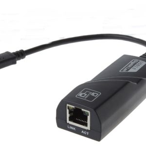 Адаптер USB Type-C 3.1 to RJ45 Ethernet Lan 100BASE-TX ,1000BASE-T