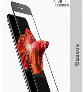 Защитное стекло Baseus Silk-Screen 3D Arc для iPhone 7/8