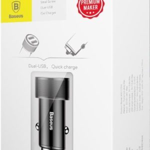 Автомобильное зарядное устройство Baseus Small Screw Dual USB 3.4A