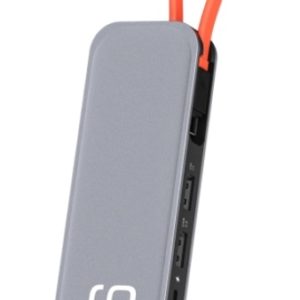 Адаптер ROCK TR02 9 in 1 Type-C to HDMI 4K Multi-function Docking Station 2xUSB3.0, 2xUSB2.0, HD, RJ45, PD, TF, SD (RCB0742)