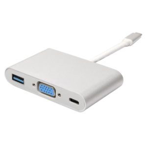 Адаптер Type-C to VGA/USB 3.0/Type-C