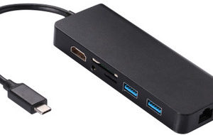 Адаптер 8 in 1 Multifunction Type-C to Lan HDMI USB Hub SD Card Adapter