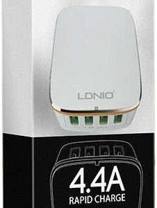 Зарядное устройство Ldnio Rapid Charge 4 USB 4.4A (A4404)