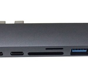 Адаптер 7 in 1 Type-C HD4K Card Reader & HUB - Type-Cx2, USB 3.0х2, microSD, SD, HD