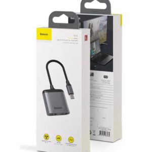 Адаптер Baseus Enjoy Series Type-C To HDMI x 2 + PD (CAHUB-I0G)