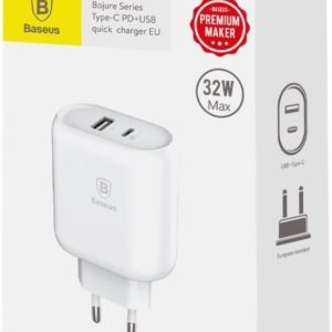 Сетевой блок питания Baseus Bojure Series Type-C PD+USB quick charger 32W (TZTUN-BJ02)