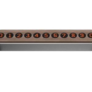Наборная табличка Baseus Wood Texture Temporary Parking Number Plate (SUXUN-YM0G, SUXUN-YM0S)