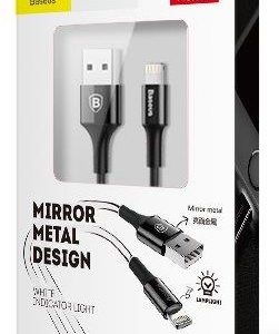 Кабель Baseus Mirror Metal Design Lightning - USB 1м