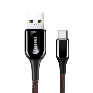 Кабель Baseus X-type Light Cable 3A Type C - USB 1м (CATXD-A01)