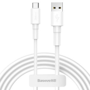 Кабель Baseus Mini White Cable USB - Type-C, 3A, 1м (CATSW-02)