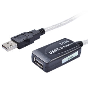Кабель удлинитель активный [Z-TEK] USB 2.0 15м