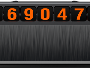 Наборная табличка Baseus hermit Temporary Parking Number Card (ACNUM-A0G)