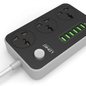 Сетевой фильтр Ldnio Power Strip 3 розетки 6 USB (SC3604)