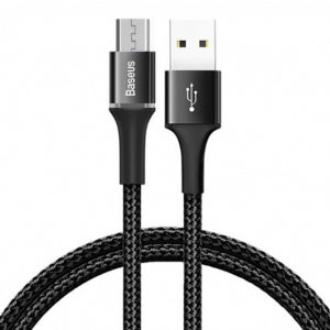 Кабель Baseus Halo Data Cable USB - Micro USB 2A 3м (CAMGH-E01, CAMGH-E09)