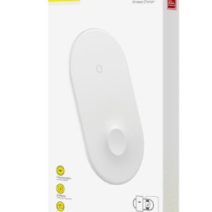 Беспроводное зарядное устройство Baseus Smart 2in1 Wireless Charger 10W BSWC-P20 (WX2IN1P20-02)
