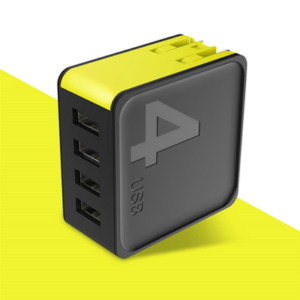 Сетевой блок питания Rock Sugar Travel Charger 4.0A 4 USB (US)