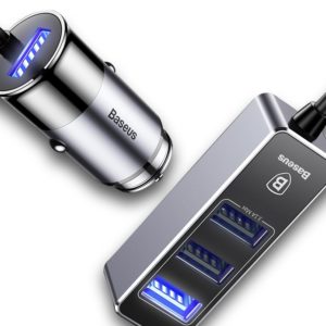 Автомобильное зарядное устройство Baseus Multiple Expander Car Charger 4 USB 5.5A