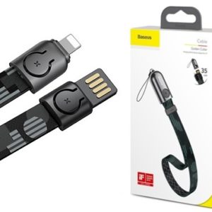 Кабель Baseus Golden Collar USB - Lightning 35см 2.4А (CALJL-AP1, CALJL-AW1) На запястье